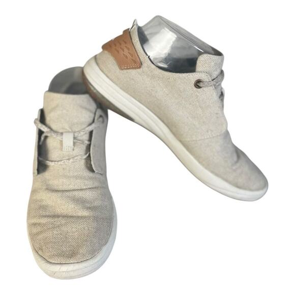 Merrell Women’s Gridway Canvas Natural Beige Sneakers Size-6 - Picture 2 of 9